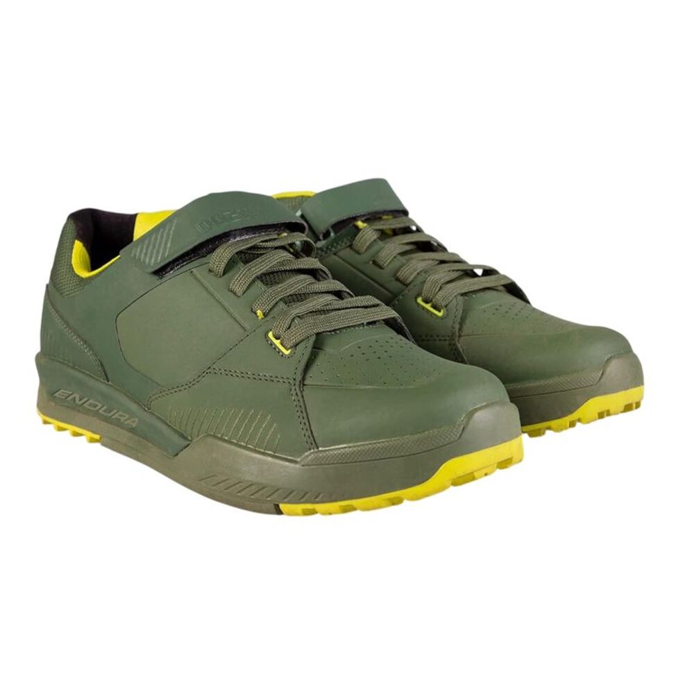 Endura Mens Mt500 Burner Grip Shoes / Forest Green